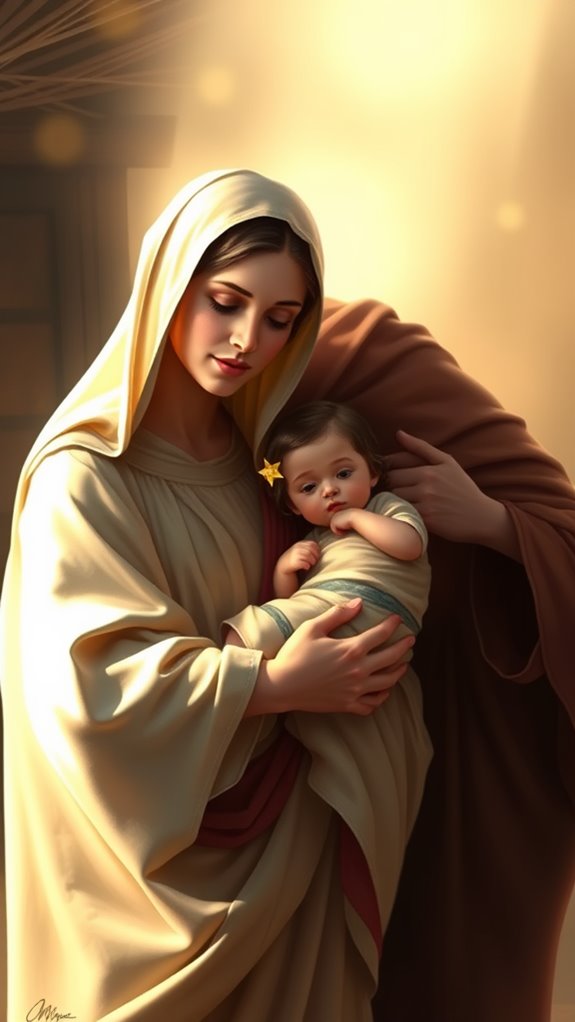 holy family digital artwork