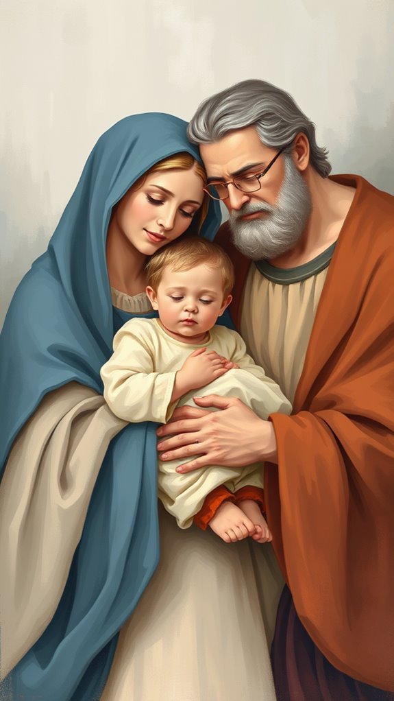 holy family simple artwork