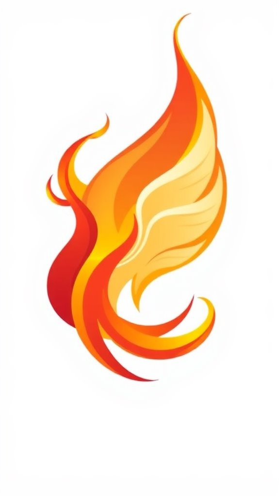 holy spirit flame illustration