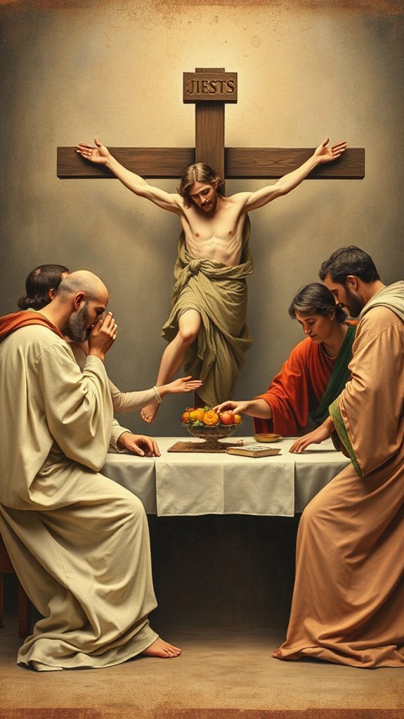 holy week vintage artwork