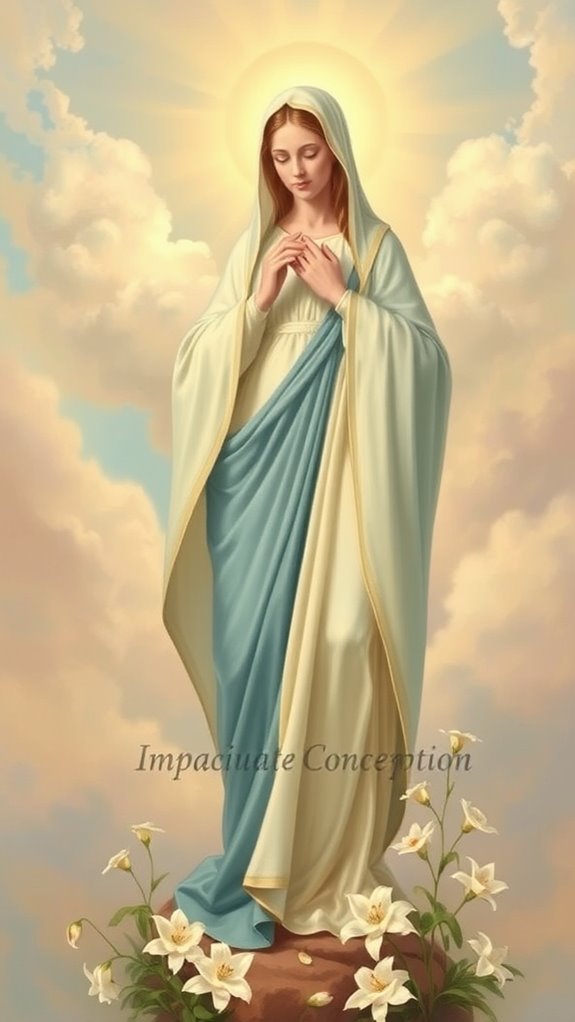 immaculate conception artwork display