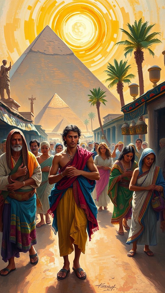 impressionist artwork of egypt