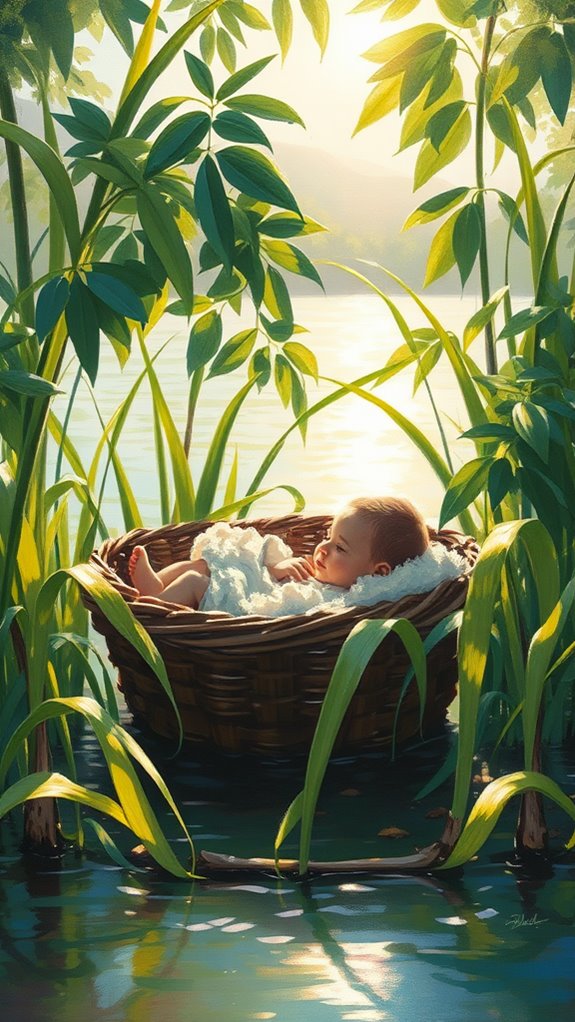 impressionist artwork of moses