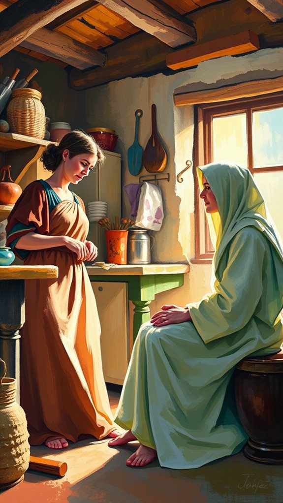 impressionist artwork of sisters