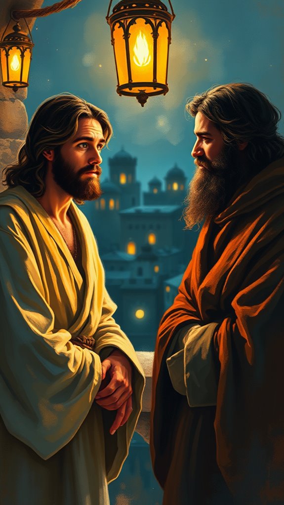 impressionist depiction of conversation