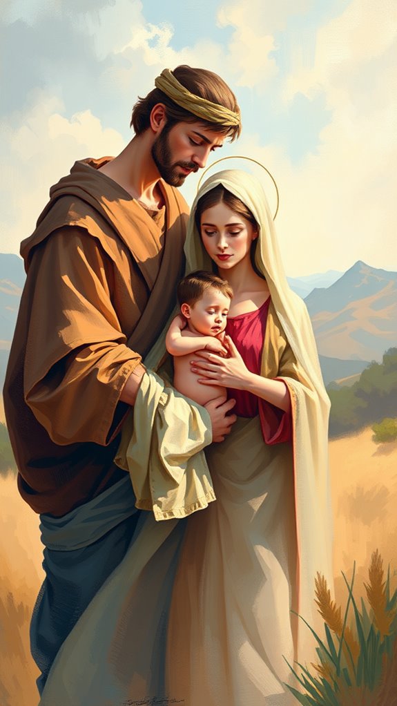 impressionist depiction of nativity