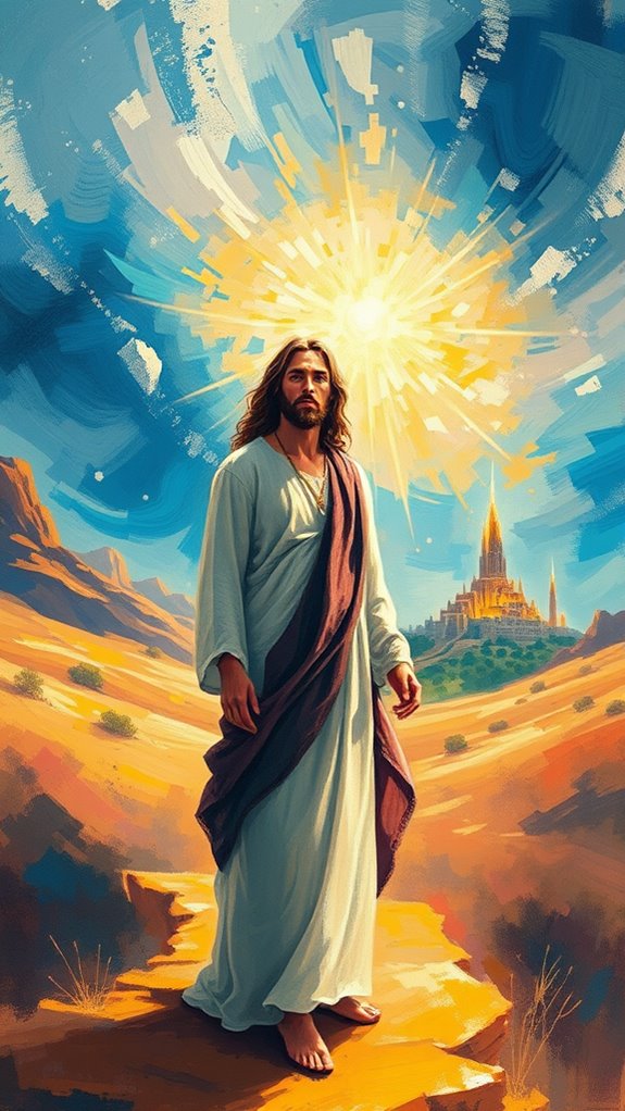 impressionist jesus temptation artwork