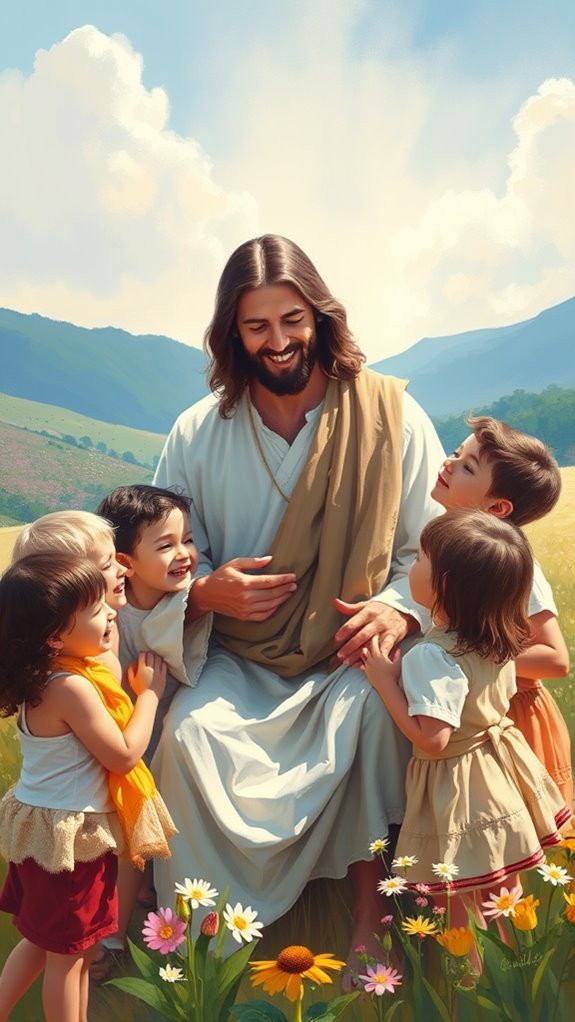 impressionist painting of jesus