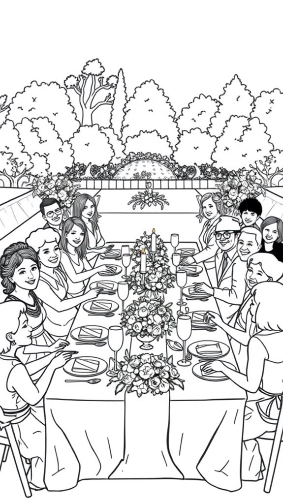 inclusive dining experience illustration