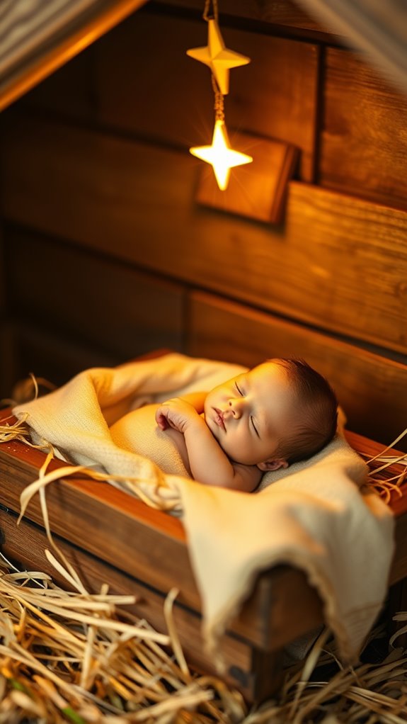 infant jesus stock image