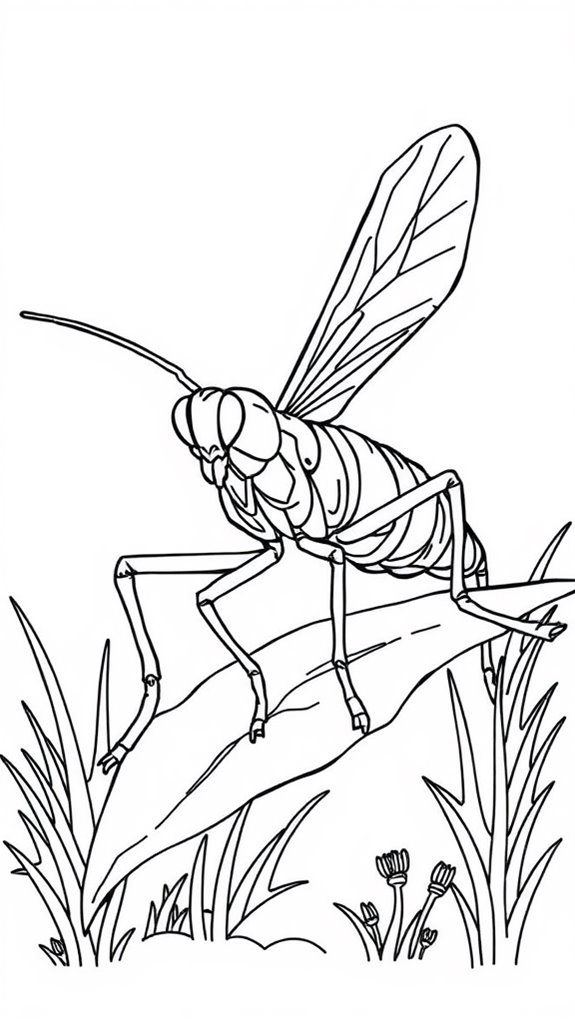 insect art activity sheet