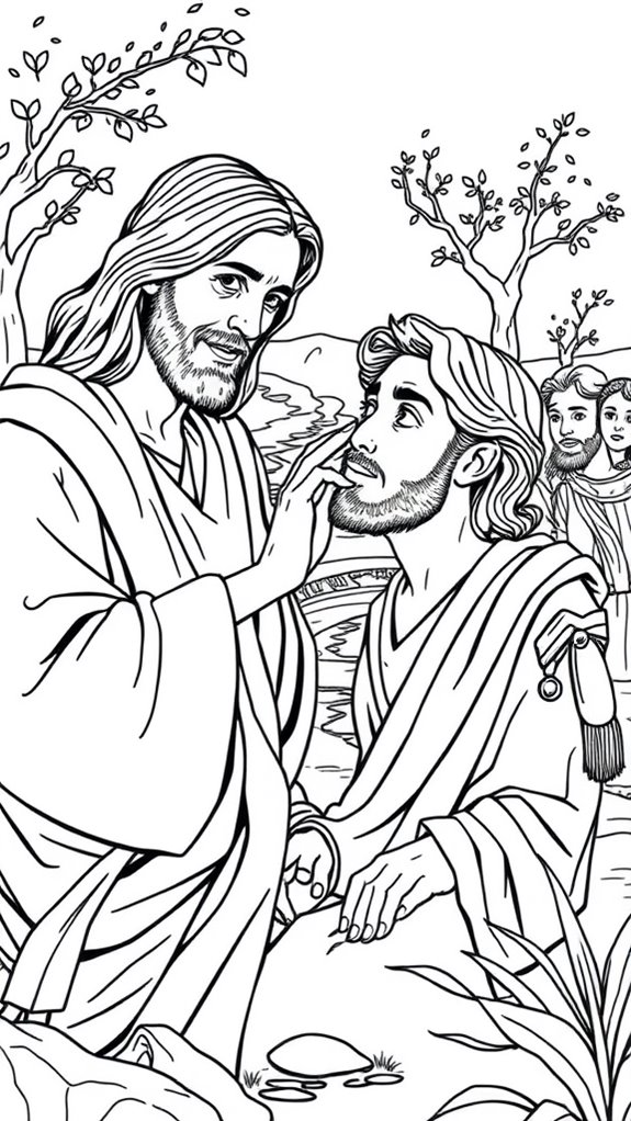 inspirational jesus healing art