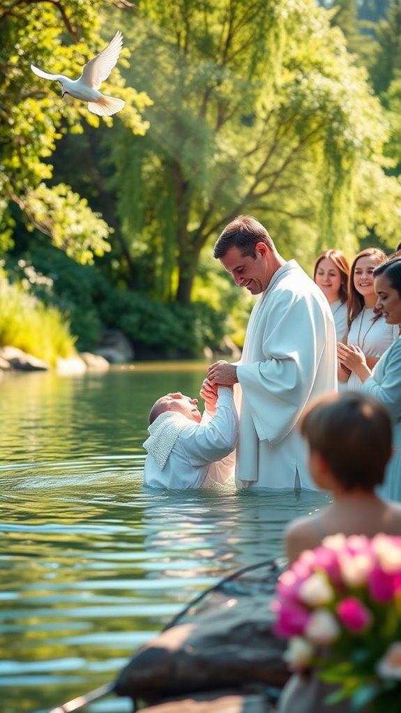 inspiring baptism ceremony symbolism