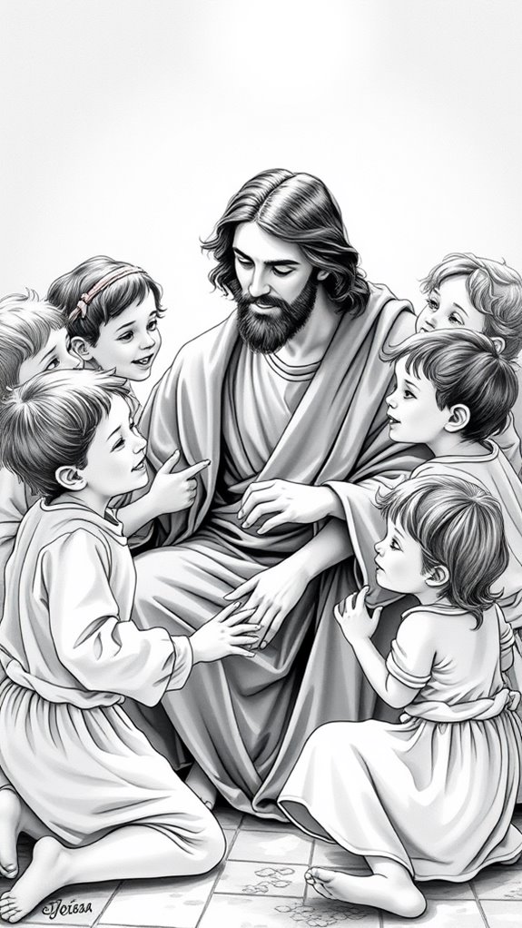 jesus and children image
