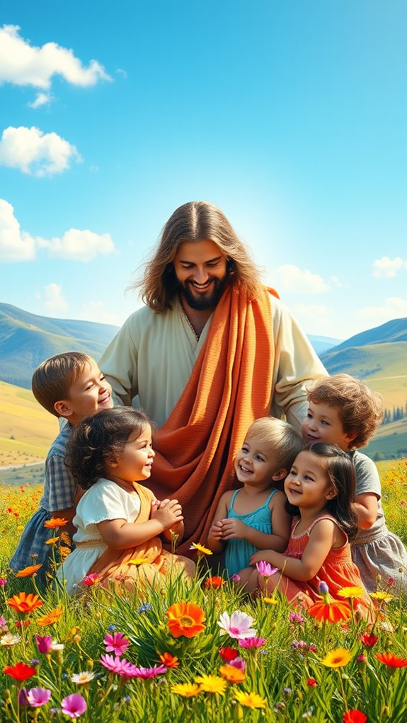 jesus and children together