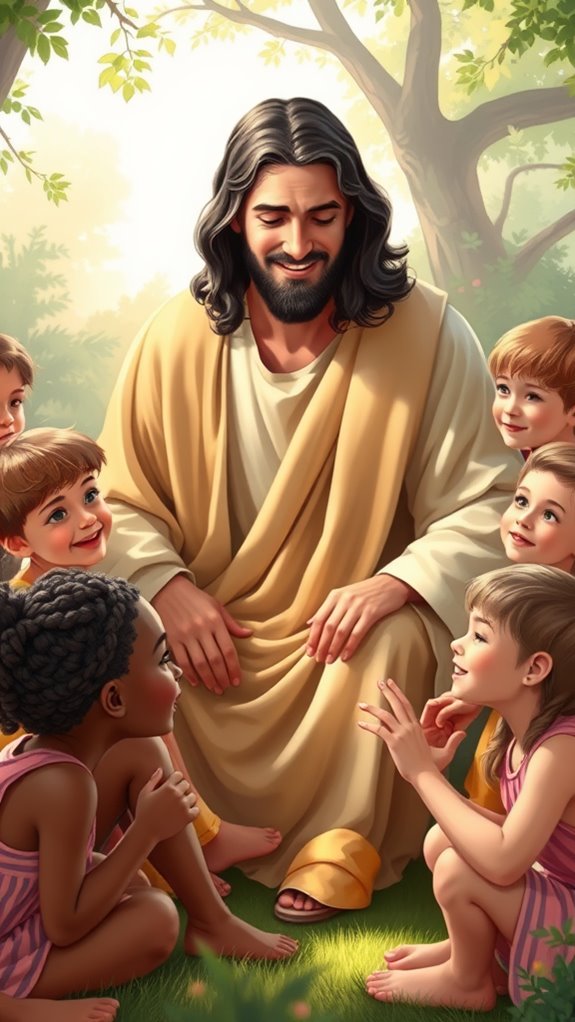 jesus and children together