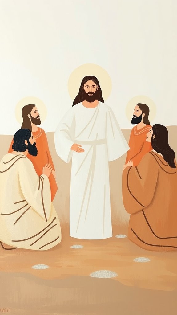 jesus and disciples artwork