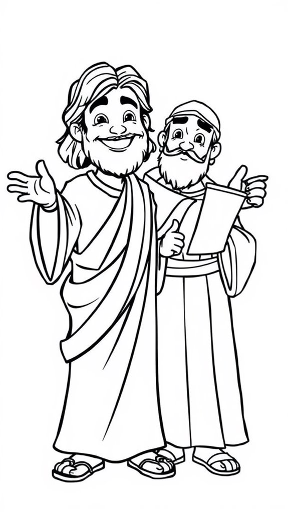 jesus and nicodemus coloring page