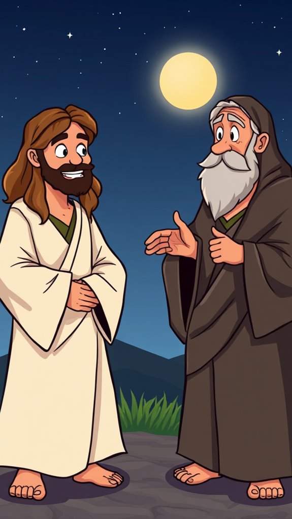 jesus and nicodemus illustration