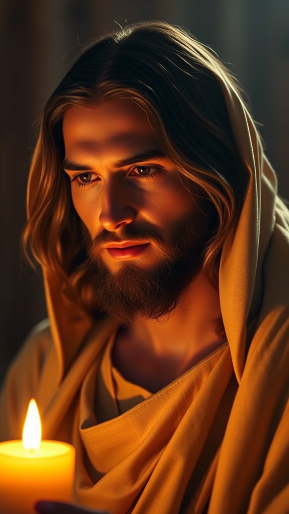 jesus as illuminating candle