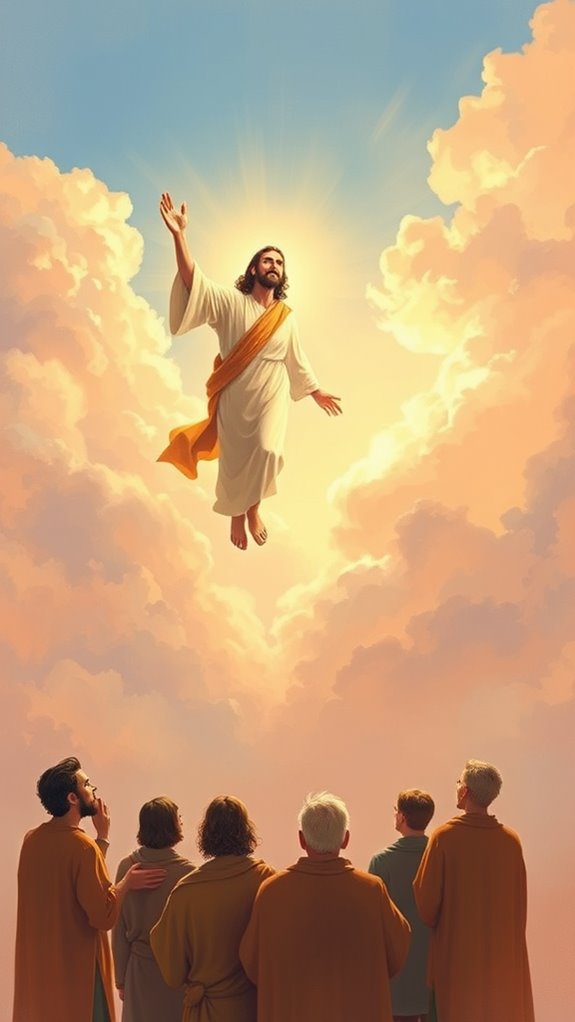 jesus ascending into heaven