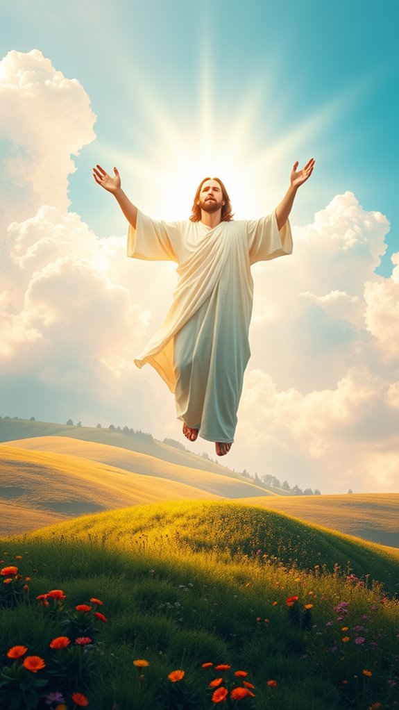 jesus ascends in nature
