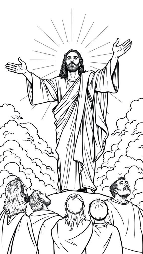 jesus ascension art activity