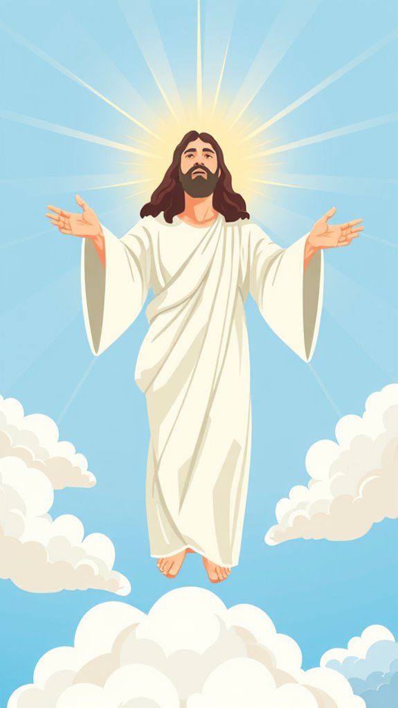 jesus ascension artwork design