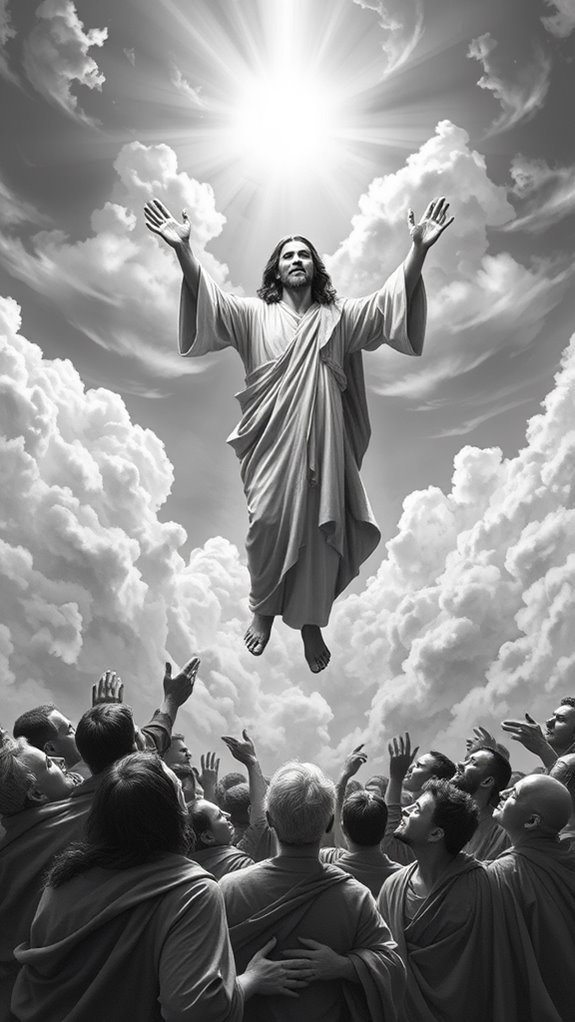 jesus ascension depicted artistically