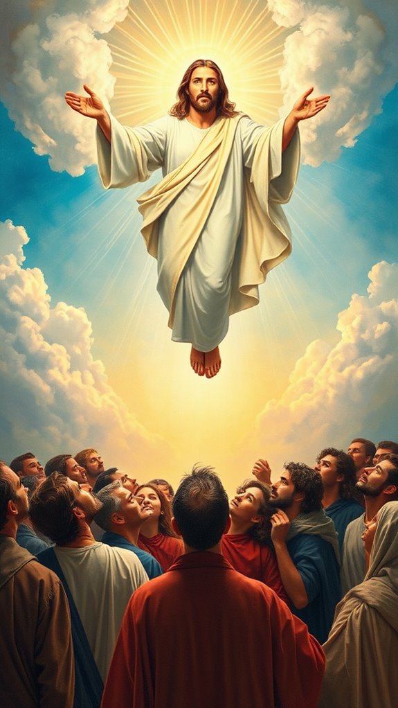 jesus ascension traditional artwork