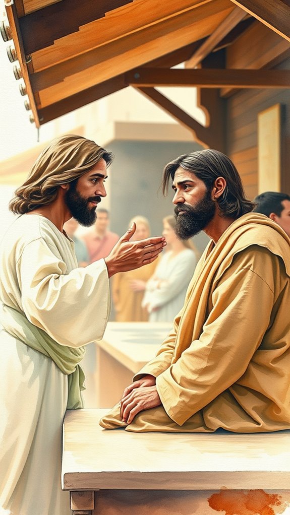 jesus calls matthew artwork