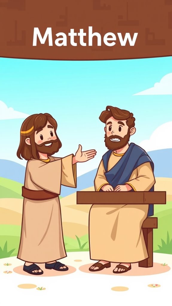 jesus calls matthew illustration