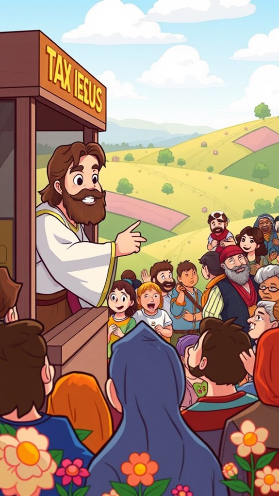 jesus calls matthew illustration