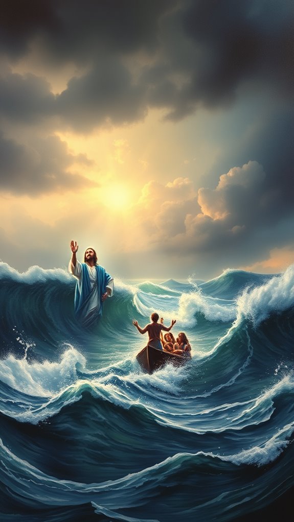 jesus calming the storm