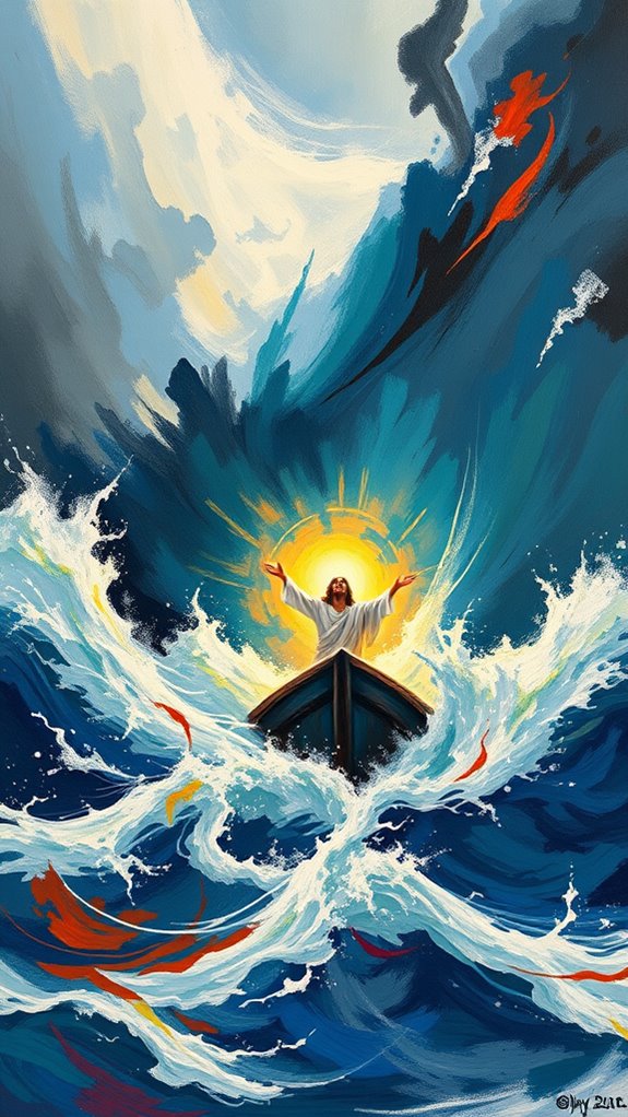 jesus calming the storm