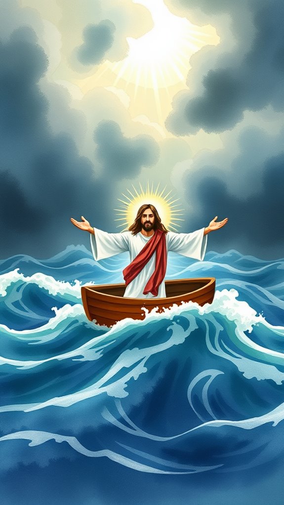 jesus calming the storm