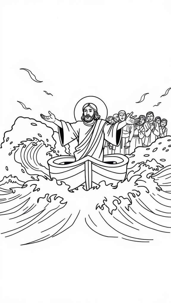 jesus calms storm activity