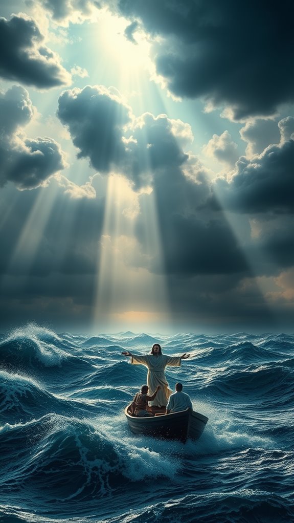 jesus calms storm beautifully