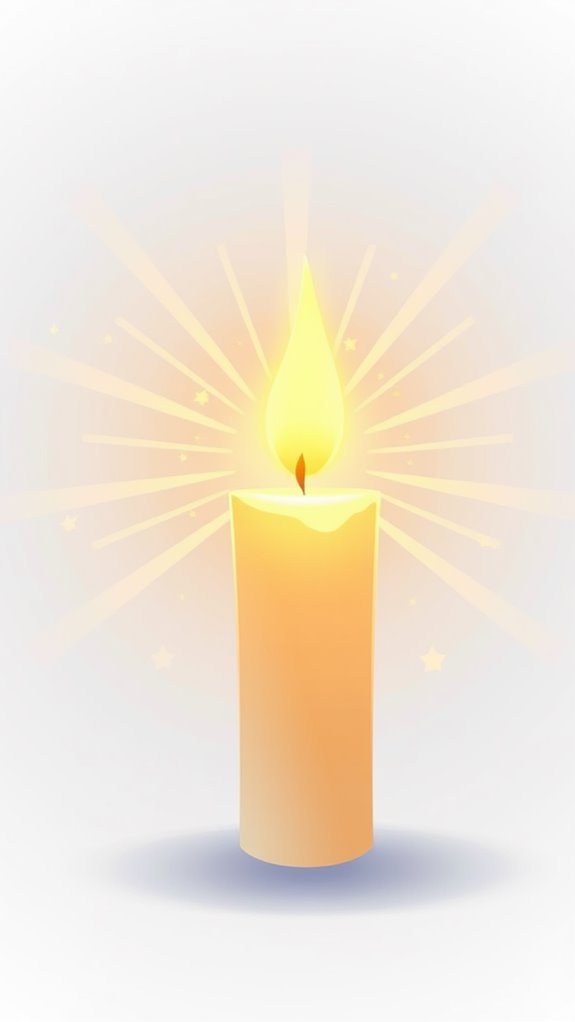 jesus candle clipart design