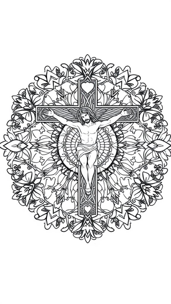 12 jesus on the cross coloring pages printable free to download