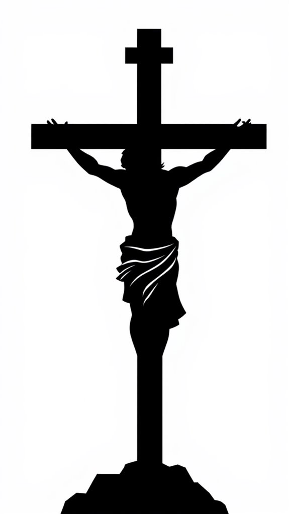 jesus cross resurrection silhouette