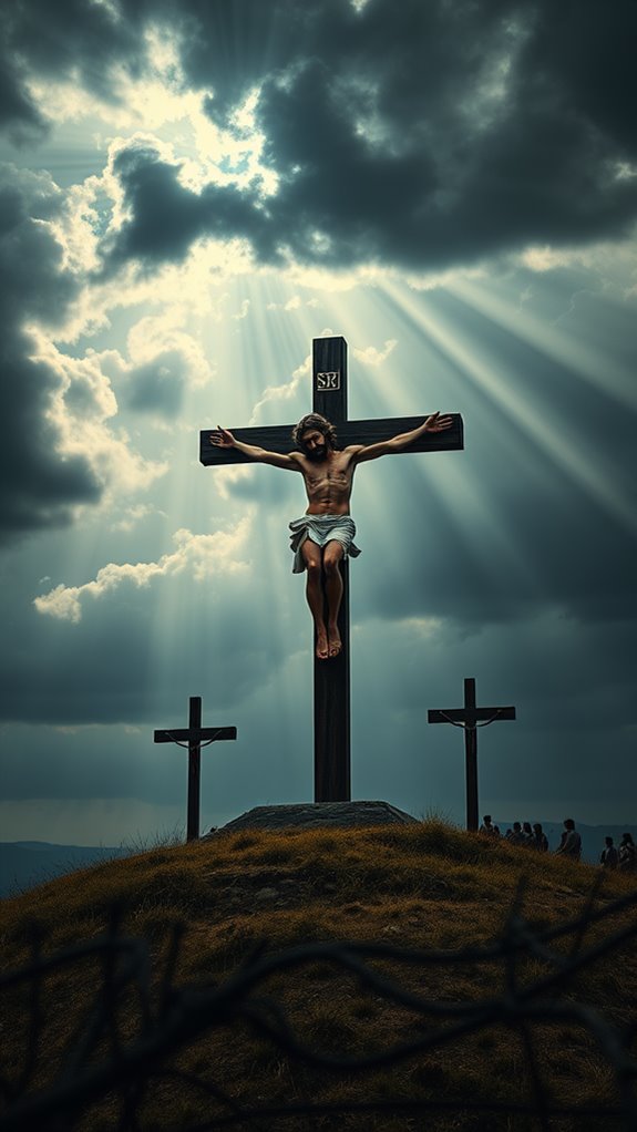 jesus crucifixion artwork depiction