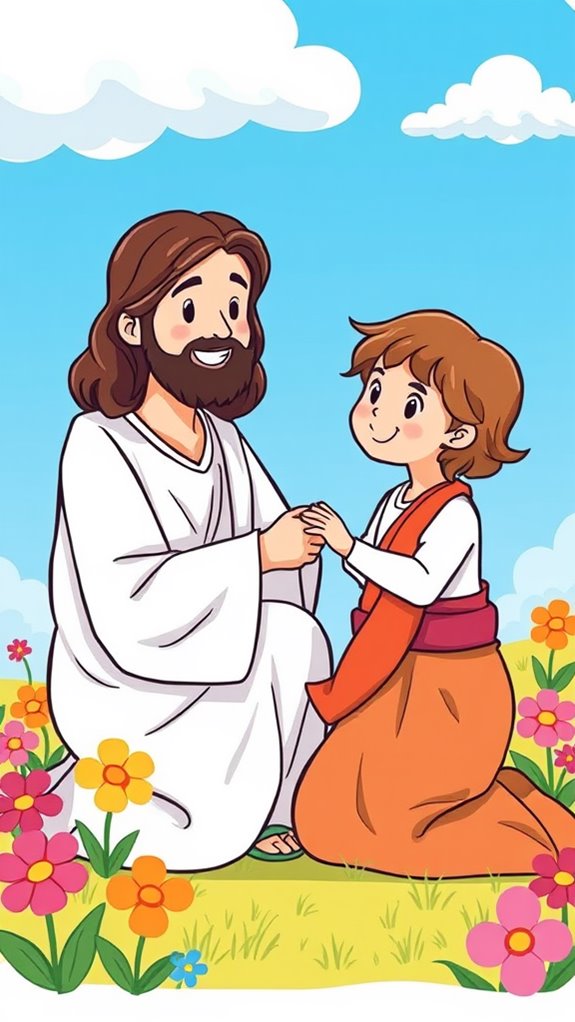 jesus cures innocent child