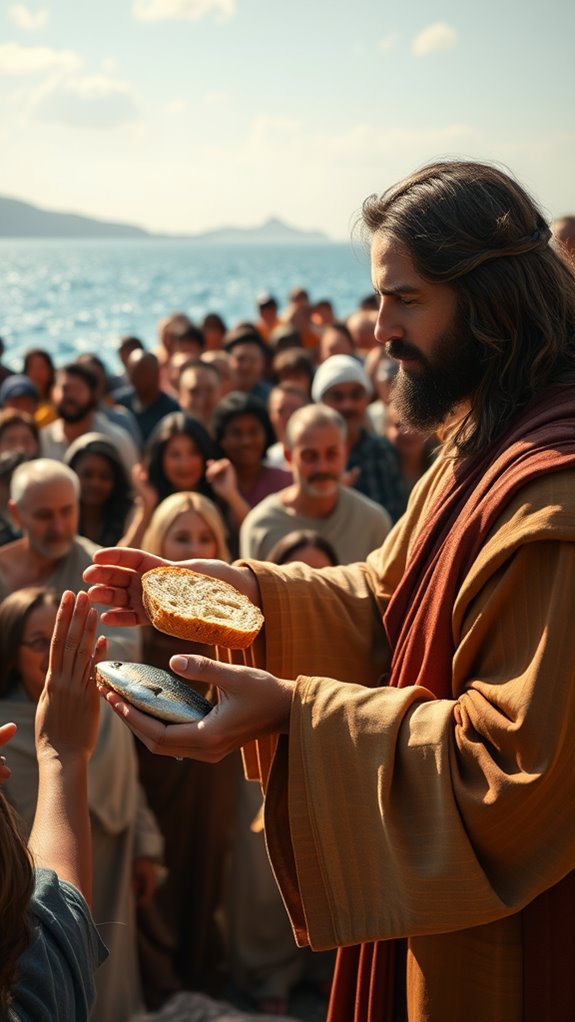 jesus feeding the multitude