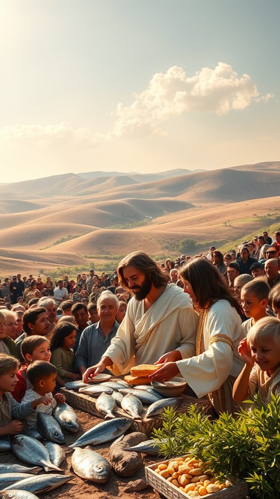 jesus feeding the multitude
