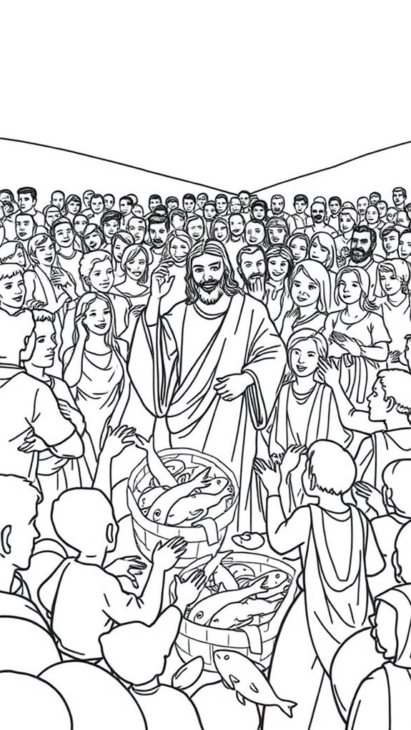 12 Jesus Feeds The 5000 Coloring Pages - Printable & Free To Download ...