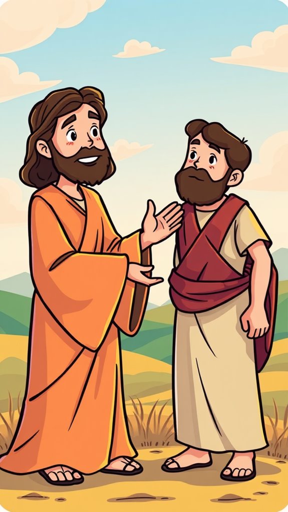 jesus forgives peter cartoon