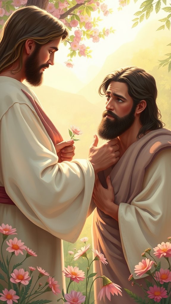 jesus forgives peter lovingly