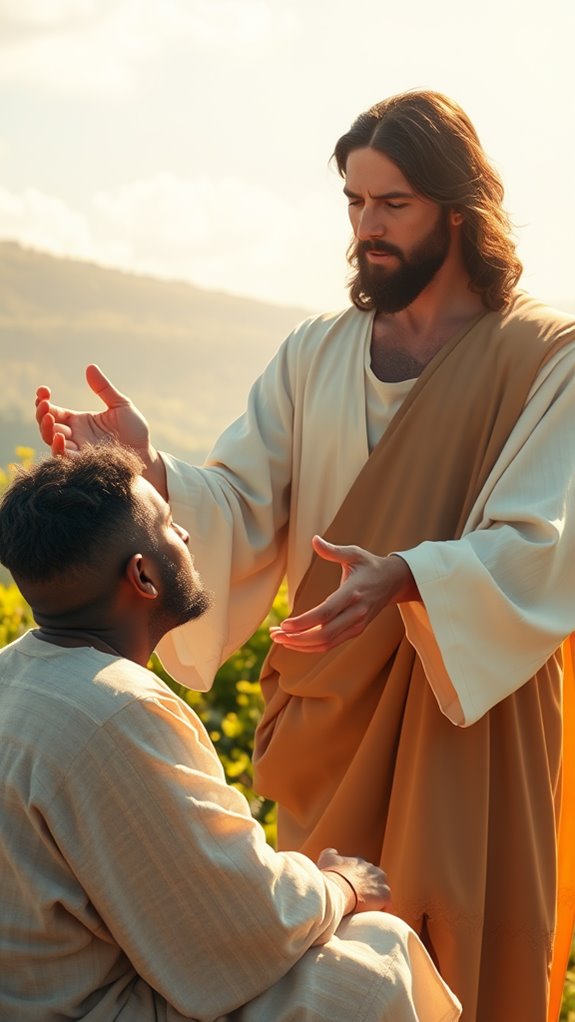 jesus healing in art