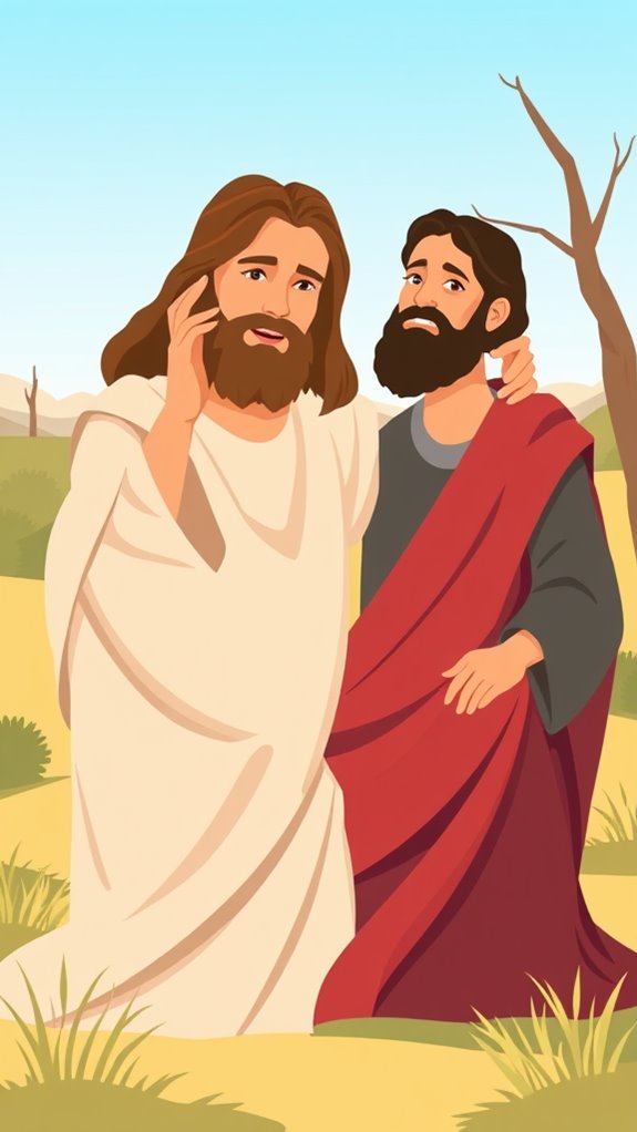 jesus heals blind man